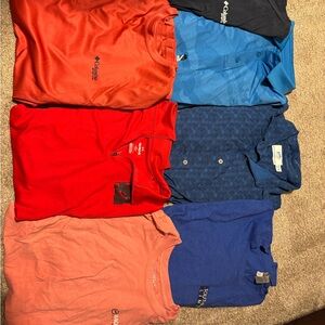 Columbia Men's Casual Shirts - Red, Coral, Blue, Navy